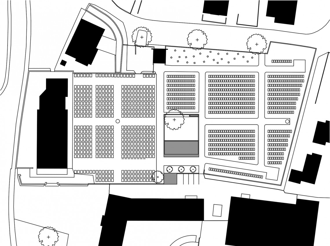 Aufbahrungshalle&#x20;am&#x20;Friedhof&#x20;in&#x20;H&#x00F6;rbranz&#x20;-&#x20;Lageplan