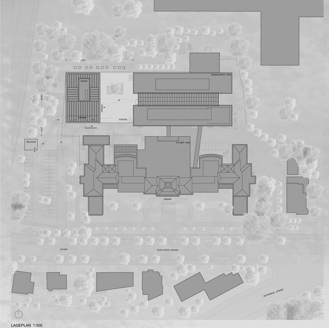 Wettbewerb&#x20;BOKU&#x20;Wien&#x20;-&#x20;Lageplan