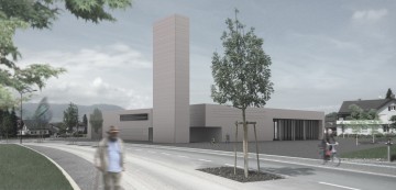 Wettbewerb Feuerwehr Götzis - Rendering